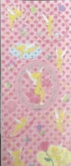 Disney Tinker Bell Sticker Pink Tokyo Disneyland Sheet Glossy Holographic