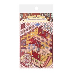 Miniature Scene Stickers Crafts Kid’s Toy Creation Stationery Desktop Decoration