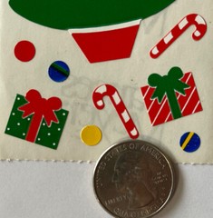 DECORATE THE CHRISTMAS TREE Stickers(17pc)Frances Meyer •Ornaments•Holiday•Gifts