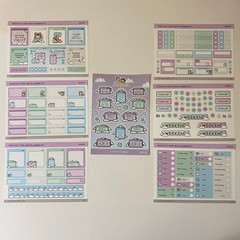 Hubman & Chubgirl Positivity Pop-Ups Planner Kit & Dreamy Reminders Stickers Set