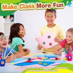 1200 Pieces Reward Stickers for Teachers, Adorable Fruit Incentive Stickers Enco