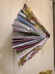 100-Page Handmade Christmas Junk Journal Vintage Charm Ready for Your Creativity
