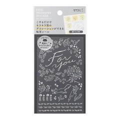 MIDORI sticker transfer foil gift pattern 82651006