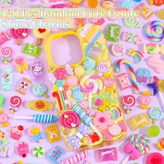 Fake Candy Charms 120PCS Cute Flatback Resin For Slime, Small,