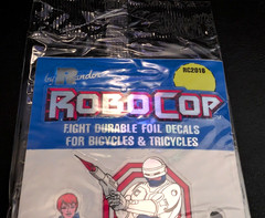 🔥 2 Vintage 1990 Rand RoboCop Stickers Sealed Packages of 8 Foil Decals RARE!