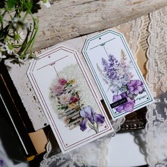 39 pcs Spring Garden Translucent Vellum Matte Surface Paper Sticker Scrapbook