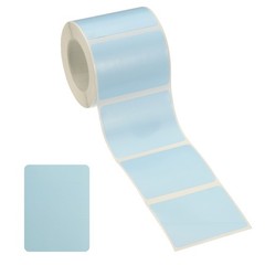 230 Pcs Thermal Sticker Paper, 1.6×1.2″ Square Thermal Printer Label, Blue