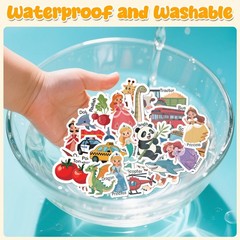 6 Sets Reusable Sticker Books for Toddlers 3+ Years, Jelly Sticker Book for K…