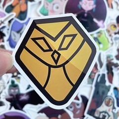 50 The OWL HOUSE stickers, Hooty, Luz, King, Hunter decals water bottle computer