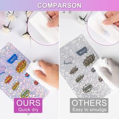 Self-Adhesive Holographic Sticker Paper – Waterproof, Tear-Resistant 20 Sheets