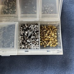 Scrapbooking Embellishments Lot Metal Tags Bottle Caps Eyelets Brads Multicolor