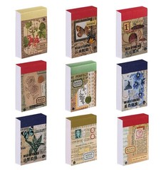 450pcs Washi Stickers Set, BetterJonny 9 Styles 9sets/450pcs, Mixcolor