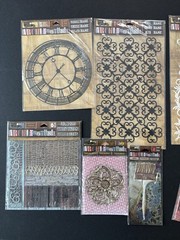 7 Gypsies Ephemera Collage Mix Media Lot Of 16 Architextures Findings Trinkets