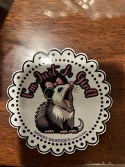 Novelty Funny Opossum Notebook, Stickers (50 pcs) & Magnet