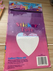 Lisa Frank Panda Painter Sticker Tote