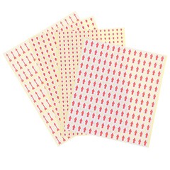 1Pack Red Arrow Labels Removable Small Circle Dot Stickers Defect Indica~gw