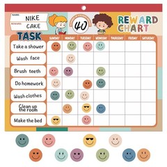 Magnetic Chore Chart for Kids, Reward System with 2328 Stickers