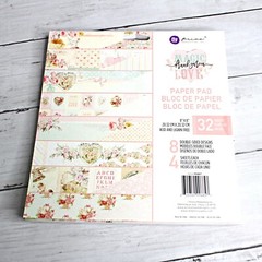 Prima Scrapbook Cardstock Paper Pack Pads 8×8 6×6 Journaling Magic Love Lot