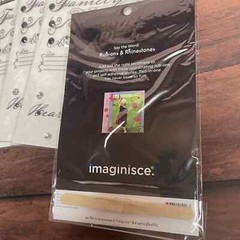 Say the Word Rub Ons & Rhinestones Always & Forever Collection imaginisce