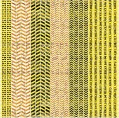 Reminisce Road Signs Die-Cut Stickers: Caution Strips