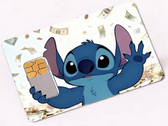 Stitch | Credit Debit Bank Card Sticker Skin | Vinyl | Decal | fun Cover
