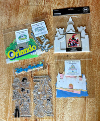 Disney Scrapbooking Stamping Supplies Mixed Lot Princess Travel New Paper Wizard