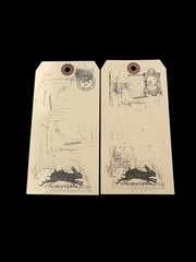In The Land of Elsewhere Tags Mixed Lot Junk Journaling Crafting Gifts 6.25”x3”