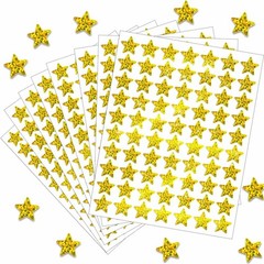 2100 PCS Gold Star Stickers, Christmas Star Stickers for Kids Classroom, Spar…