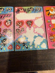 PowerPuff Girls Stickers Sheets 1999 Vintage