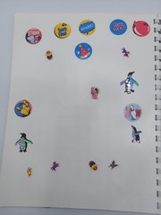 Vintage 1980’s -90’s Sticker Album Filled With Stickers