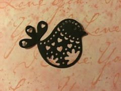 Small Intricate Bird Die Cut Embellishments 8 Pcs 1-1/2″ X 1-3/4” Choose Color