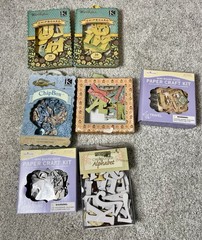 7 Boxes Chipboard Alphabet Letters, Shapes, Board Books