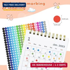 6720 PCS Small Dot Stickers Round Color Coding Labels Circle Dot Stickers Label