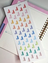 Home Cleaning, bathroom,Floor Cleaning:Handmake Erin Condren Planner Sticker
