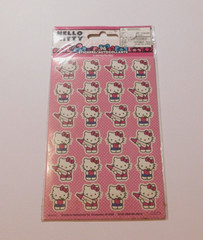 ~Hello Kitty~ Sanrio~ 96 Stickers Autocollants 4 Sheets New Sealed Package