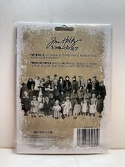 Tim Holtz Idea-ology Christmas Noel Paper Dolls TH94090 23 pieces Brand New!