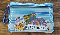 HUGE LOT of Stickers, Iron On, transfers Craft Lot w/12″x9″ Zippered storage bag