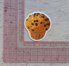 Vintage Food Chocolate Chip Cookie Muffin Cupcake Delicious Bread 1Pc