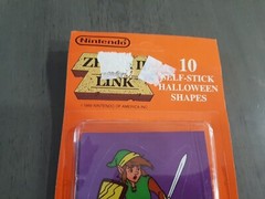 Eureka 1989 Nintendo Zelda II 10 pc Halloween Stickers New Old Stock