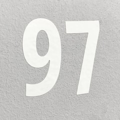 600 Pcs 1 Inch Waterproof Vinyl Number Stickers for Wood Plastic Glass Surfaces