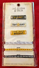 Karen Foster Design Gel Slides & Trim; 5 Packages; New Unopened; Original Owner