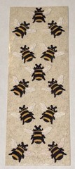 Fuzzy Honey Bee Bees Stickers Bumblebees Sheet