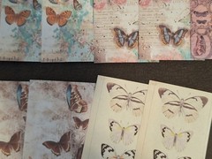 Retro Material Pack 100 Pc Scrapbooking JJ Supplies Butterfly Dance Chapter