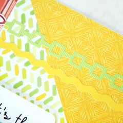 Creative Memories Totally Tonal Yellow & Green Duo Border Stickers