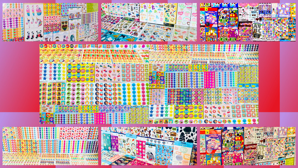 699+ Lot of Scrapbooking Stickers Assorted Brands Mixed Themed Card Making DIY