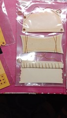 Pre made Paper Studio 8×8 scrapbook plus embellishments