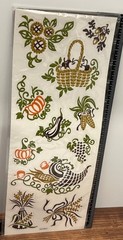 Handmade Stickers Autumn HARVEST Themed Craft CLT00108L05 EMBELLISHMENT