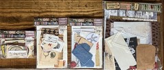 Architextures Sevengypsies Scrapbooking/Junk Journal Packs & Pieces-150+ Pieces