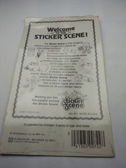 Rare 1984 Mr. S. Snake Serpent SCRATCH ‘N SNIFF 2-Sheet Scented Stickers Vintage