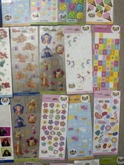 Hallmark Y2K 2000s Sticker Lot 59 Sheets Vintage Mostly New